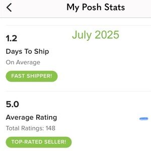 Poshmark Stats Display